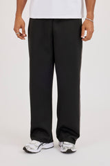 Relaxed Tape Detail Trouser - Black