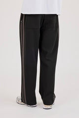 Relaxed Tape Detail Trouser - Black
