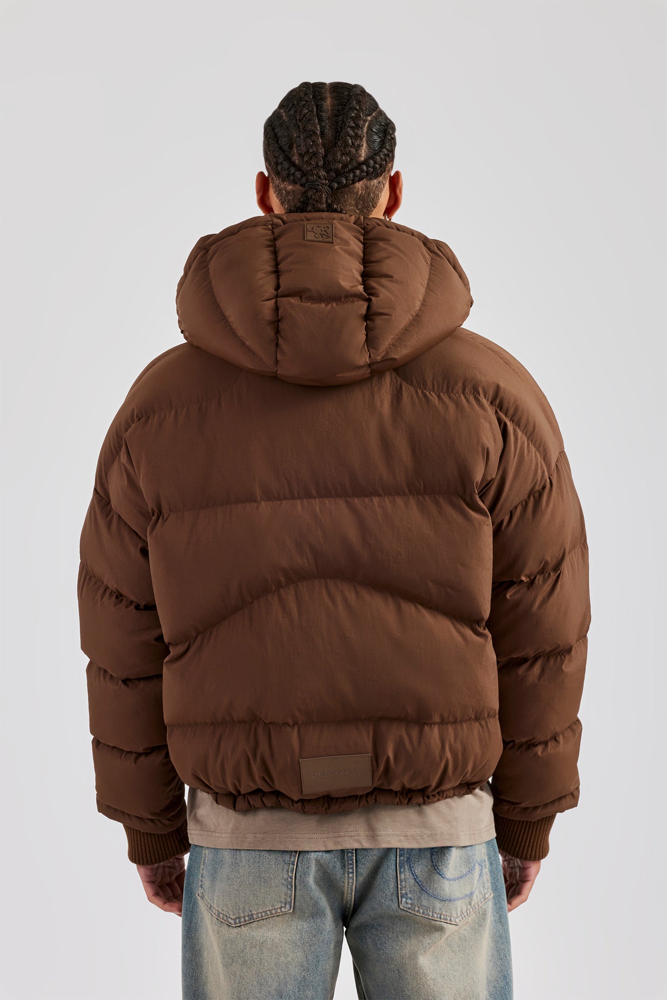 Oversized puffy jacket deals