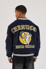 Cherub Meus Crias Varsity Jacket - Navy