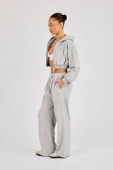 Towelling Relaxed Jogger - Grey
