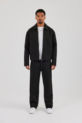 Scuba Harrington Jacket & Relaxed Trouser - Black