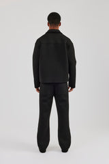 Scuba Harrington Jacket & Relaxed Trouser - Black