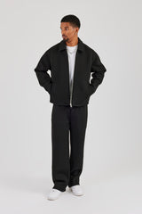 Scuba Harrington Jacket & Relaxed Trouser - Black
