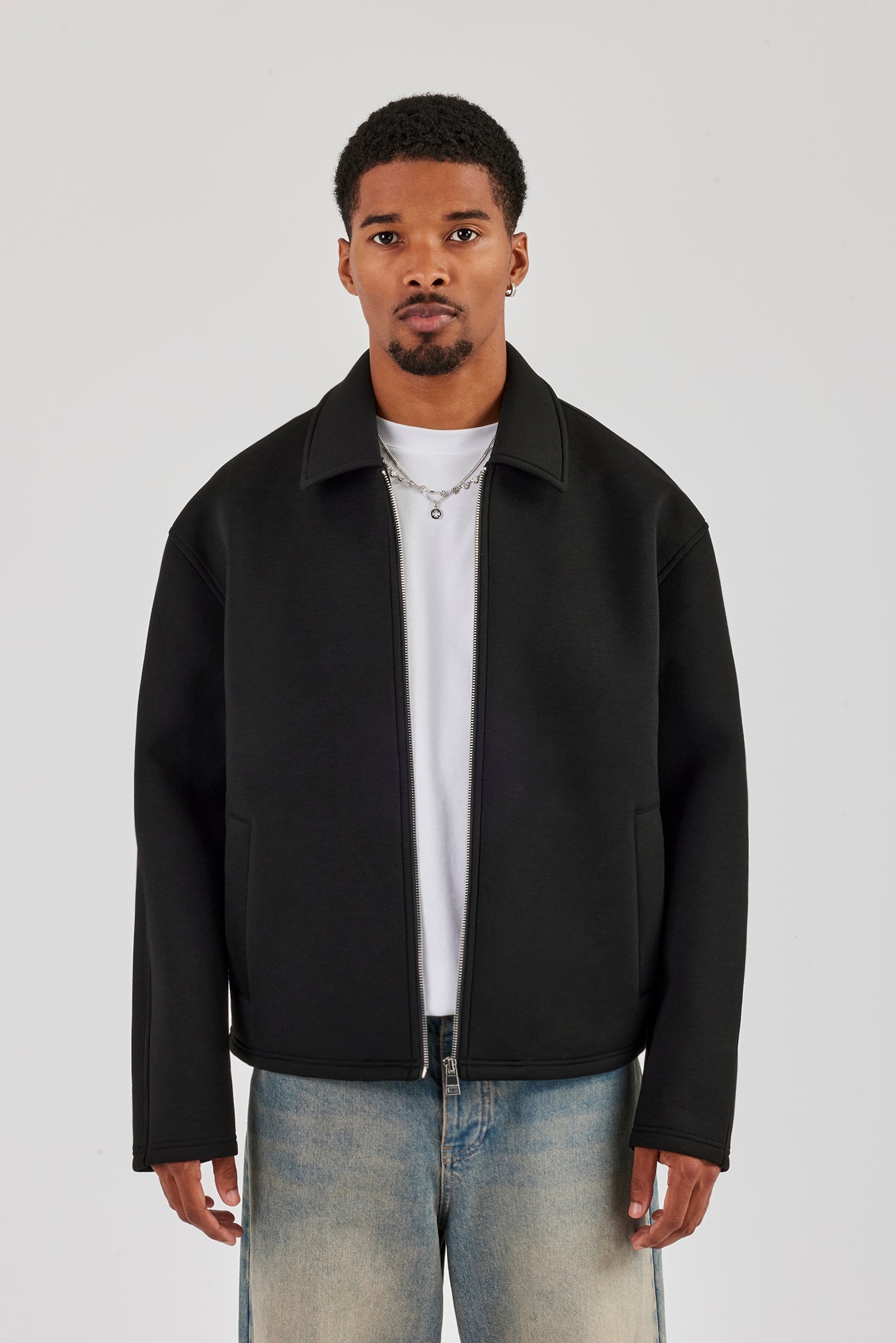 Scuba Harrington Jacket - Black | Mens Outerwear | Shop Jackets at