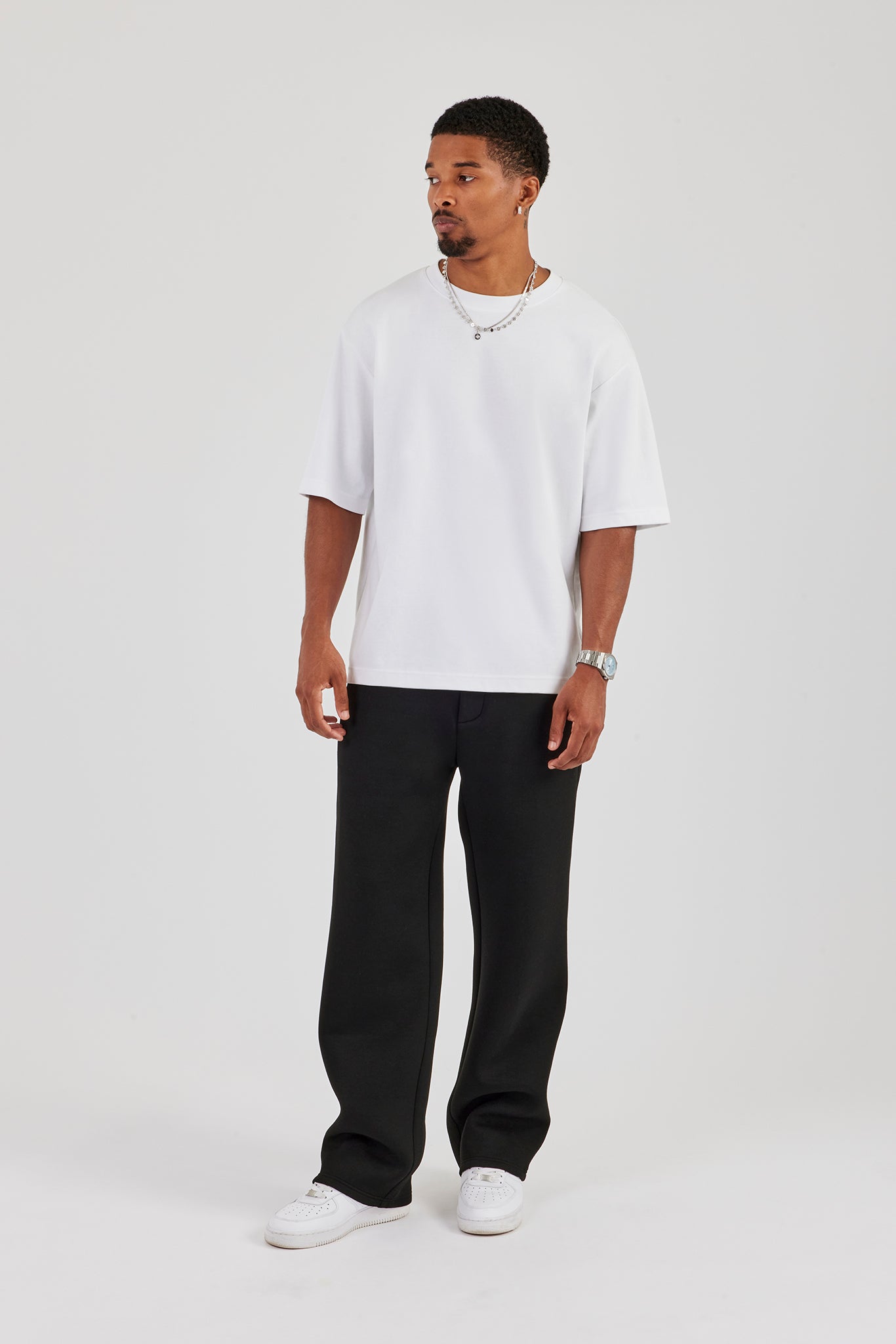 Relaxed Scuba Trouser - Black