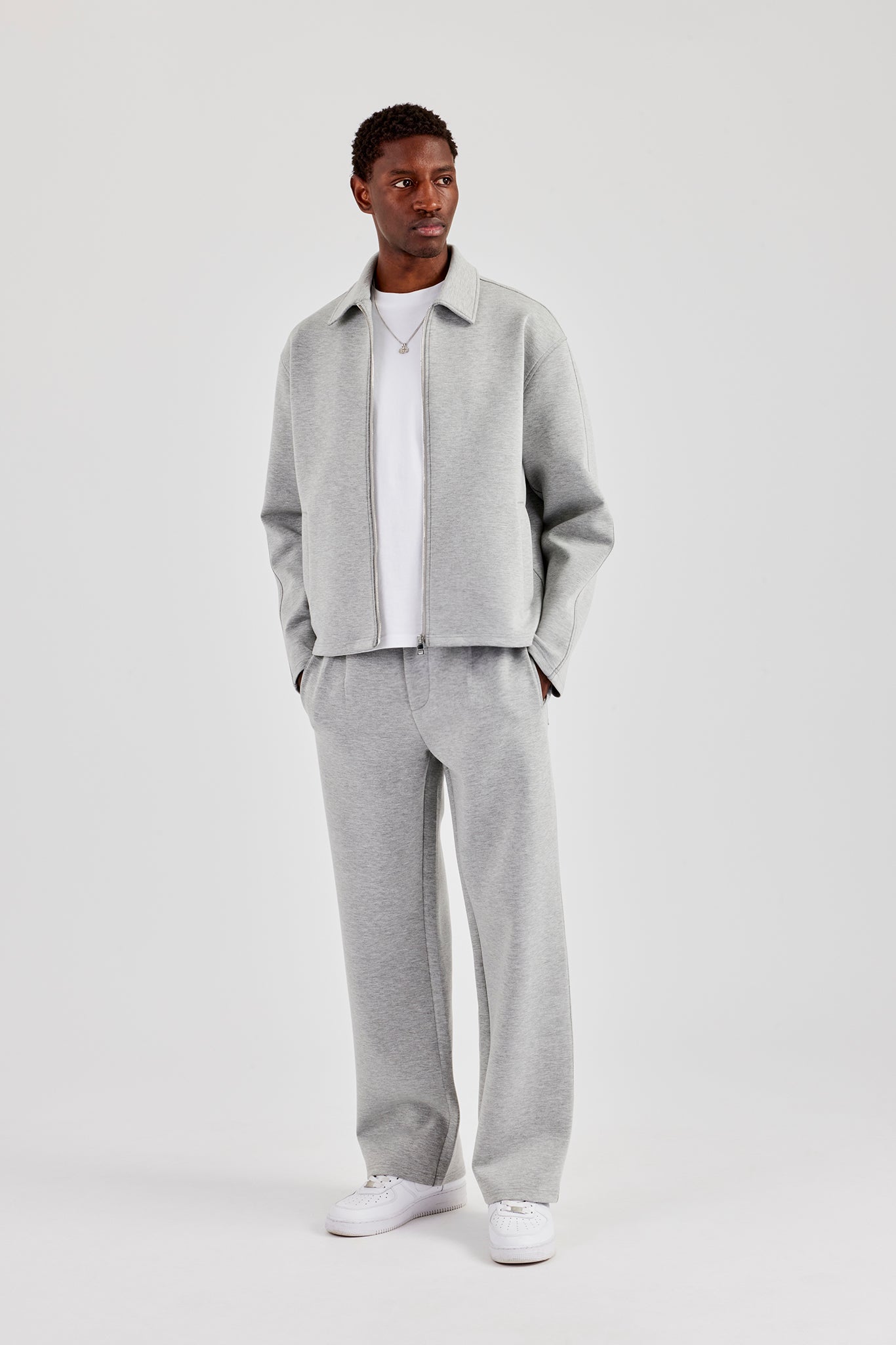 AFFA PILE HARRINGTON JACKET グレー Mサイズ Scuba Harrington Jacket & Trouser - Grey | Mens Sets | Shop Jacket