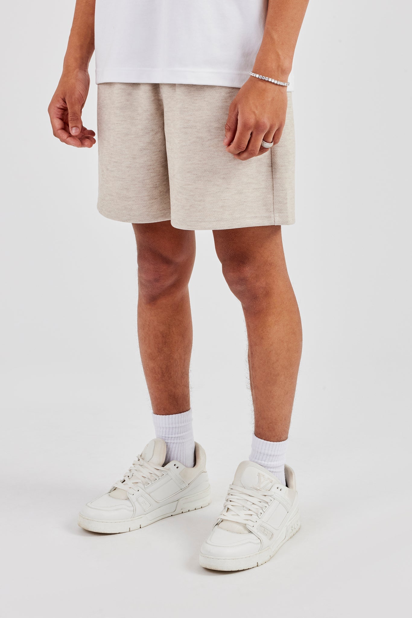 Textured Relaxed Short - Stone