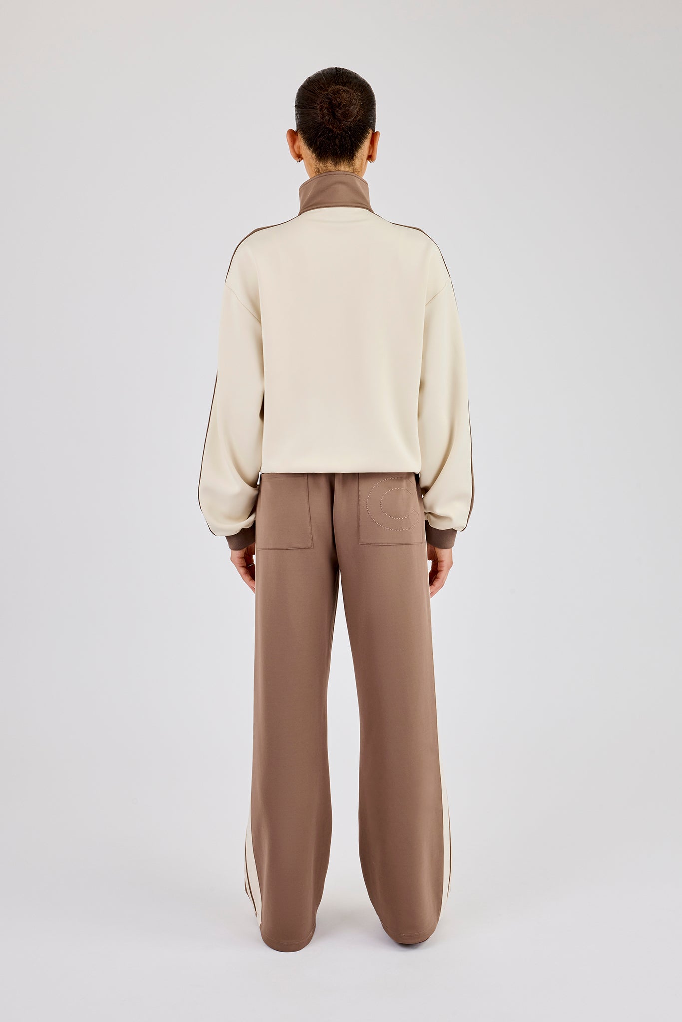 Contrast Detail Track Top & Pant