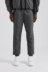 Nylon Colour Block Cuffed Jogger - Charcoal