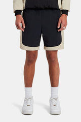 Nylon Side Panel Short - Black