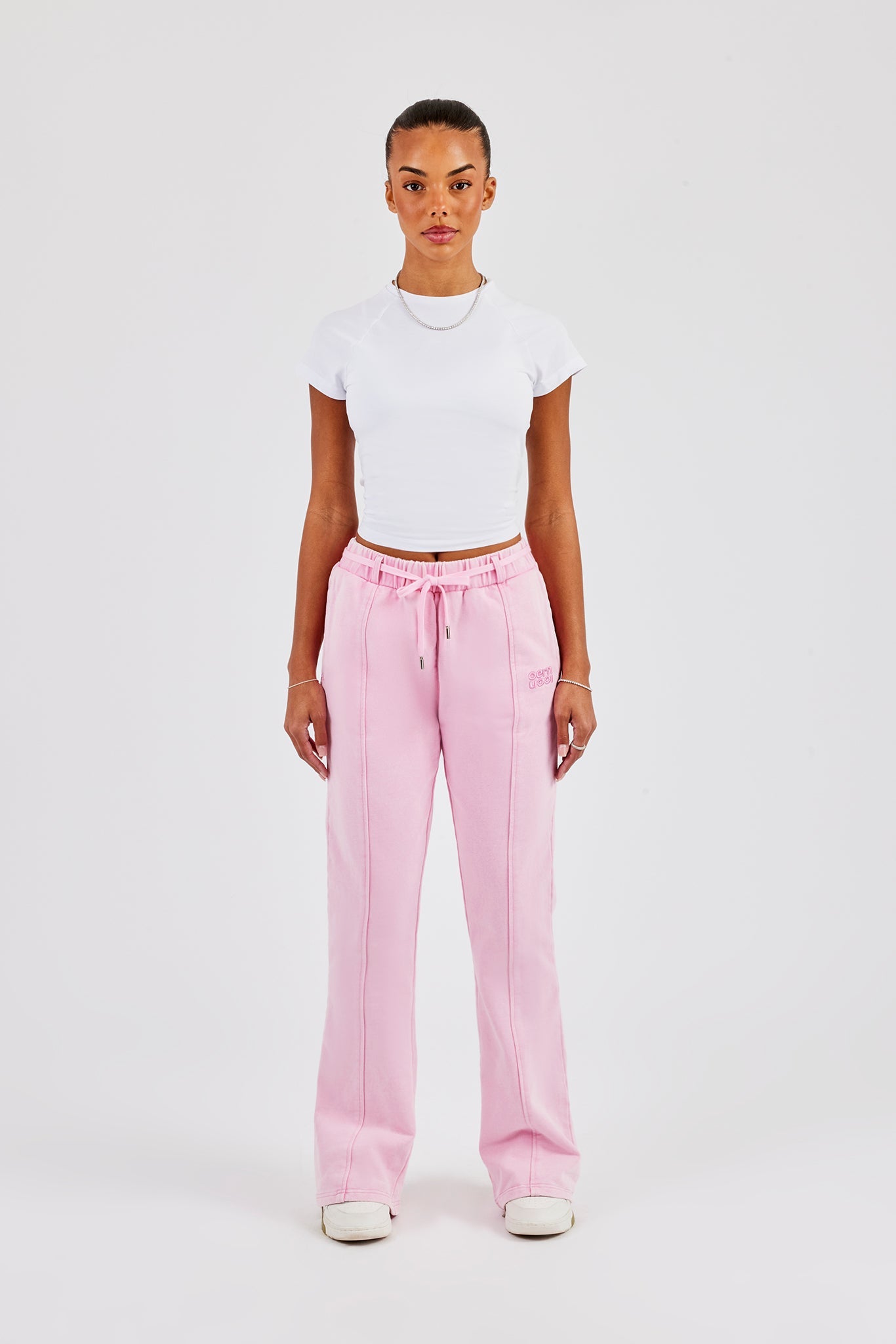 Washed Jersey Flare - Washed Pink