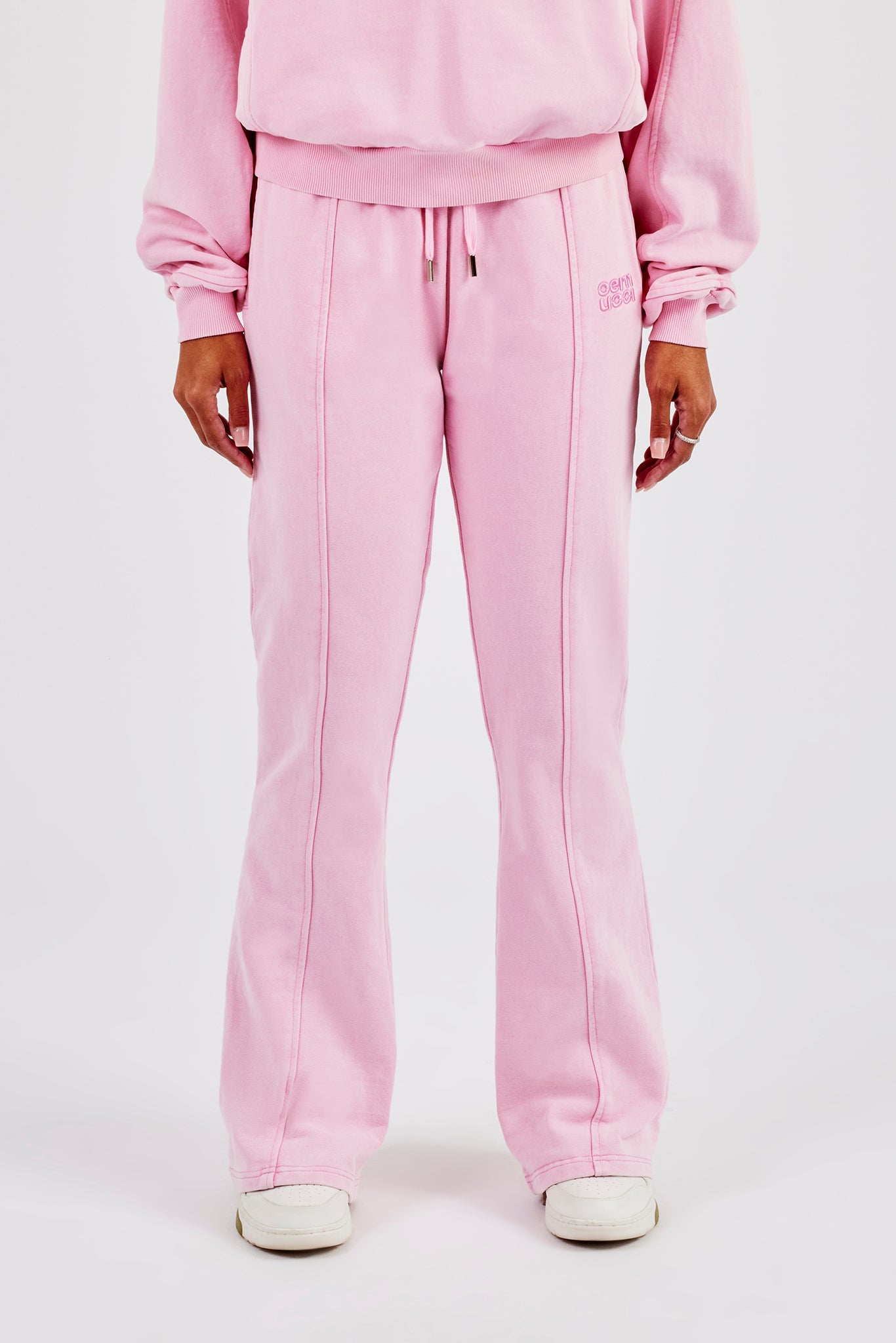 Washed Jersey Flare - Washed Pink