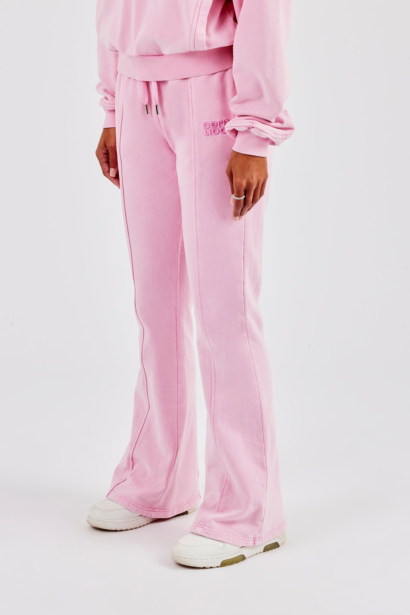 Washed Jersey Flare - Washed Pink