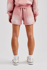 Washed Relaxed Shorts - Pink