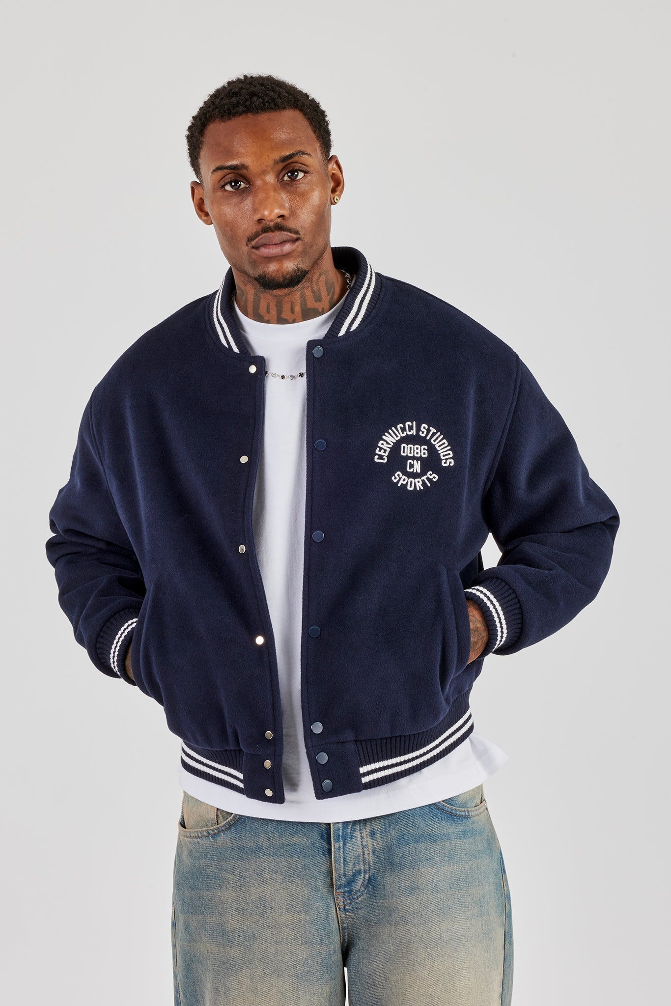 Cernucci Studios Bomber - Navy