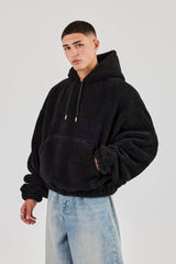 Boxy Borg Hoodie - Black
