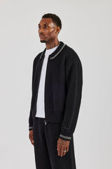 Knitted Harrington - Black
