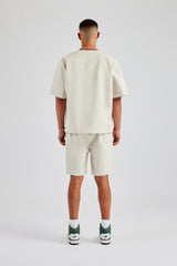 Woven Embroidered Baseball Shirt & Short Set