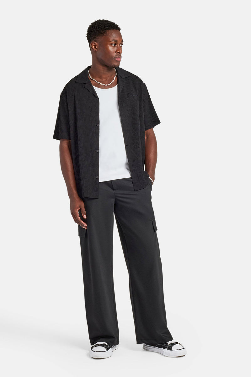 Relaxed Cargo Trouser - Black