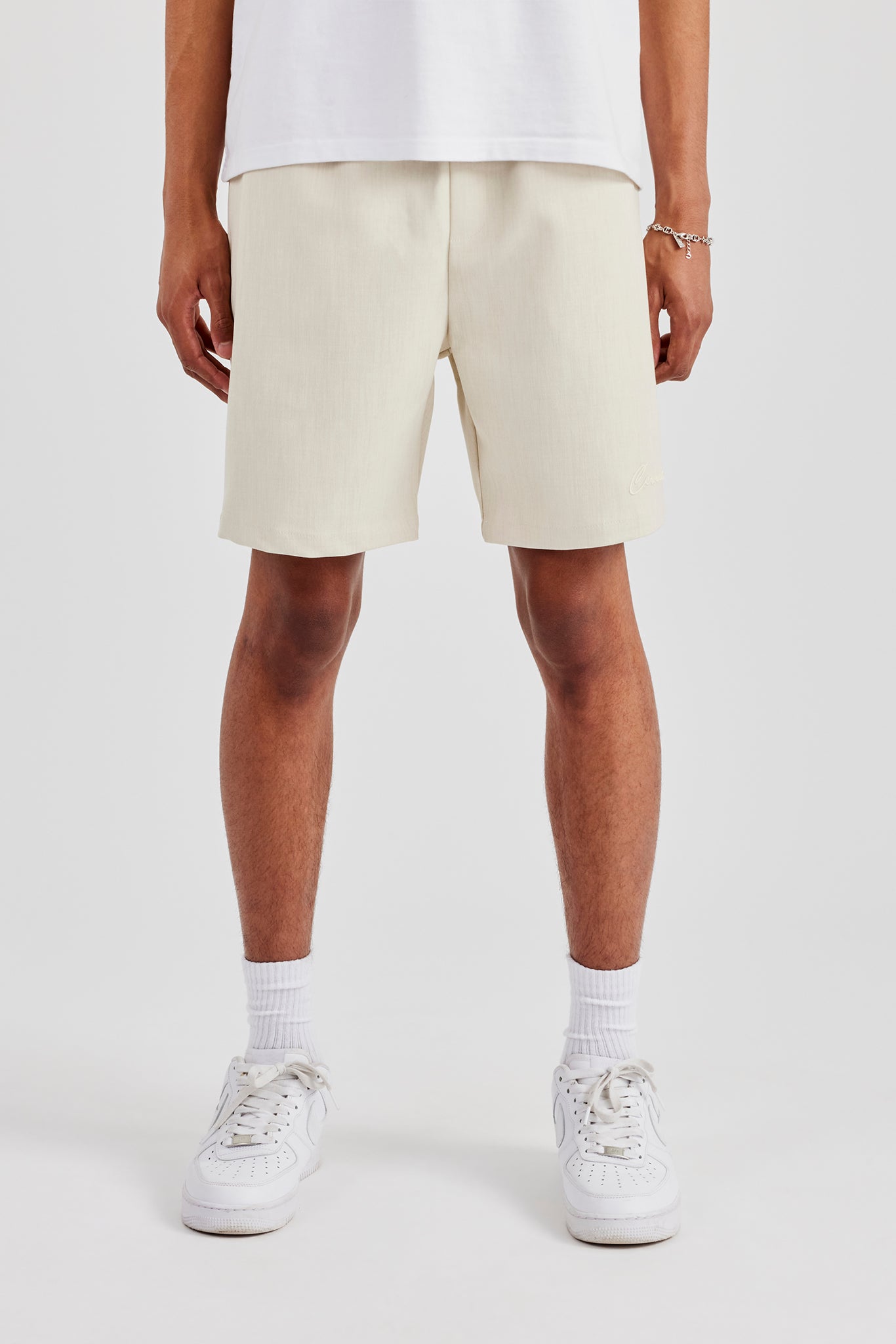 Woven Embroidered Short