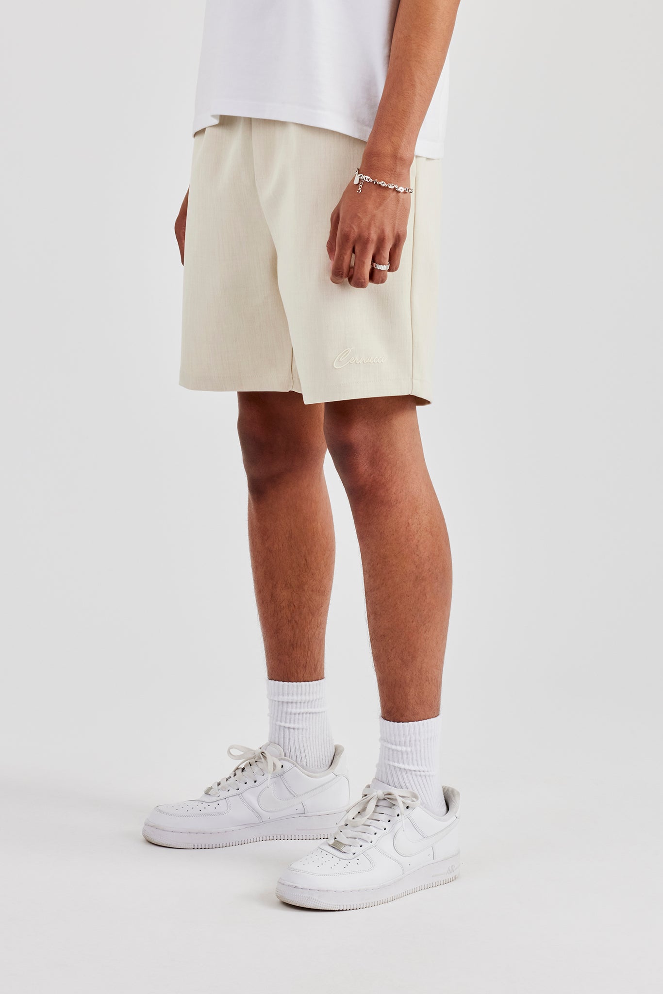 Woven Embroidered Short