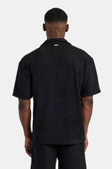 Heavyweight Textured Shirt - Black