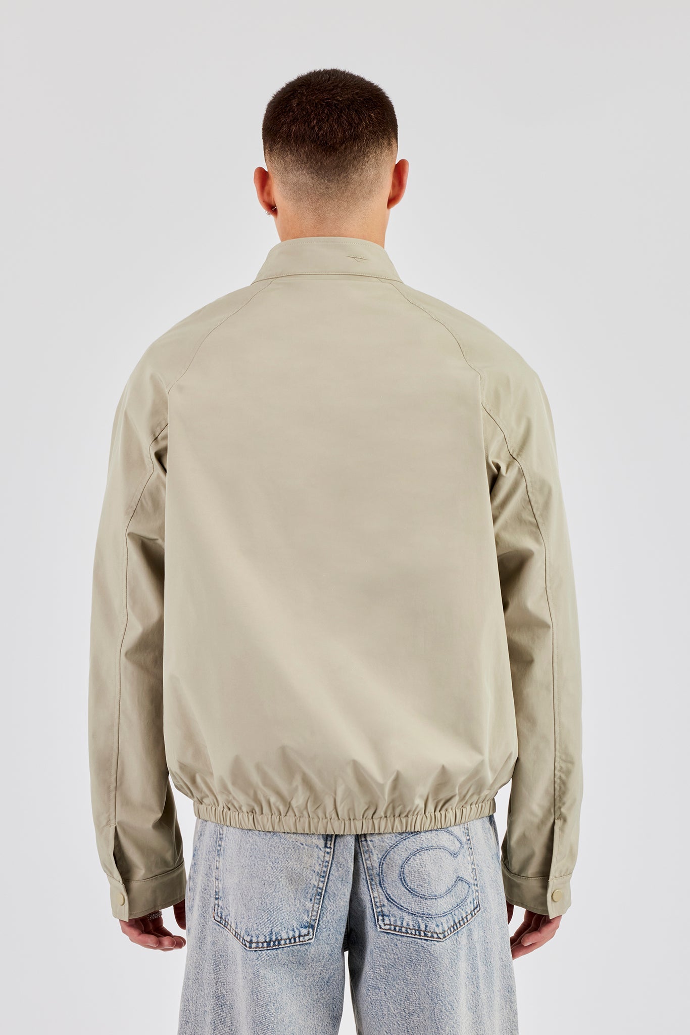 Funnel Neck Jacket - Green