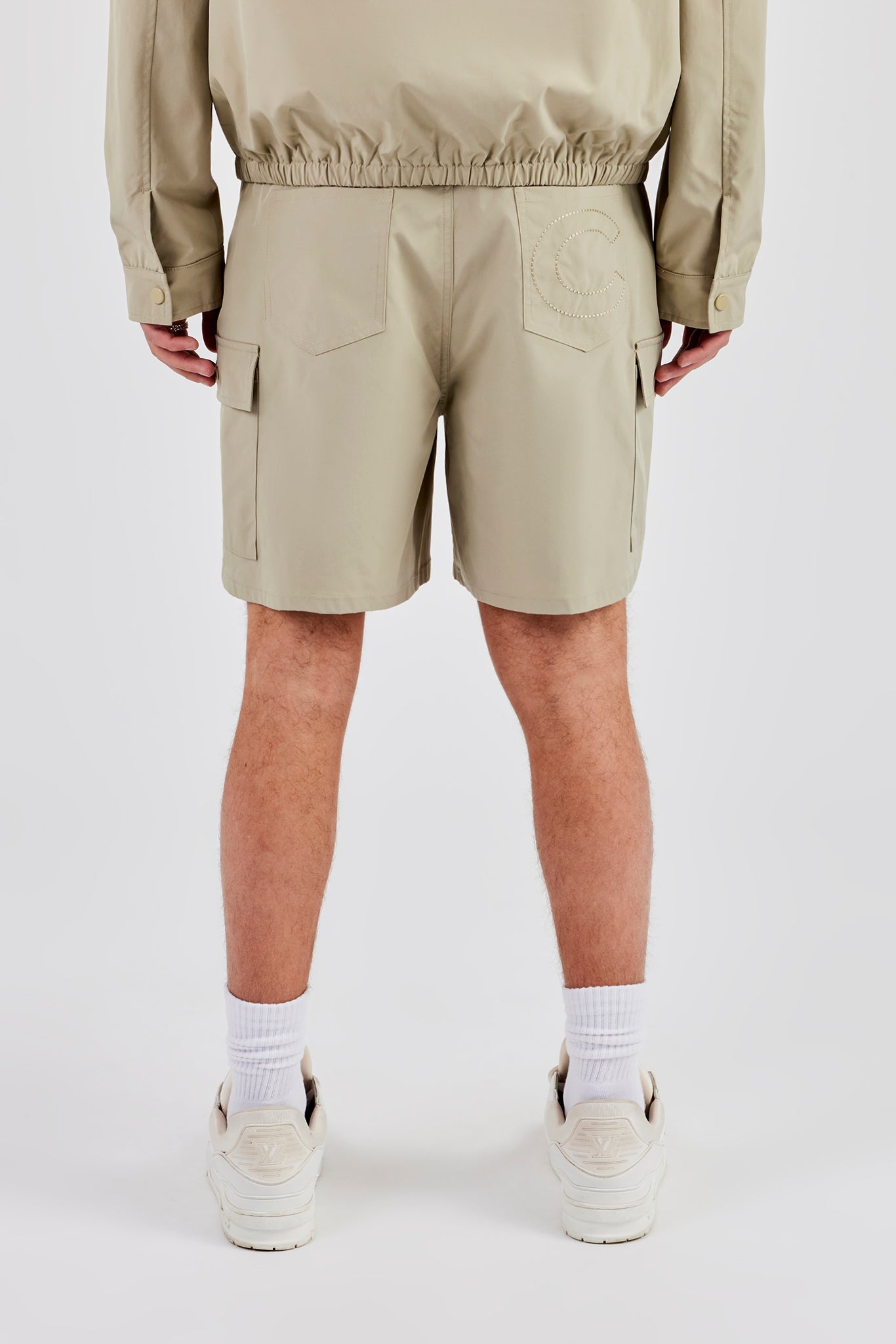 Relaxed Cargo Short - Stone