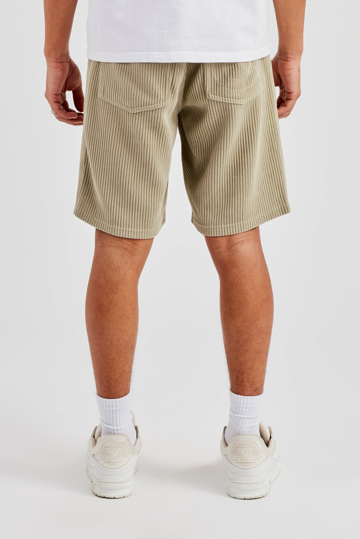 Cord Relaxed Short - Khaki