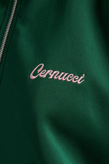 Contrast Panel Track Jacket - Green