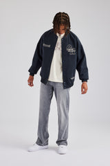 CN Twill Bomber Jacket - Navy