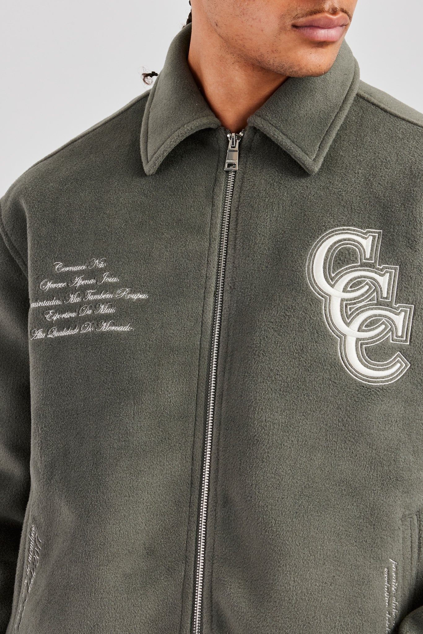 ジャケット・アウター Oversized Harrington Zip Jacket(COTTON) stein OVERSIZED HARRINGTON ZIP JACKET