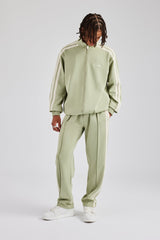 Zip Through Taping Tracksuit - Sage