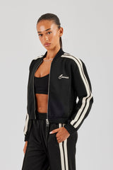 Taping Bomber Jacket - Black