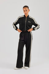 Taping Bomber Tracksuit - Black
