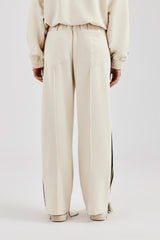 Taping Straight Leg Track Pant - Off White