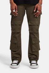 Relaxed Twill Cargo Trouser - Khaki