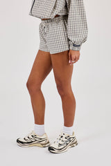Check Button Short - Off White