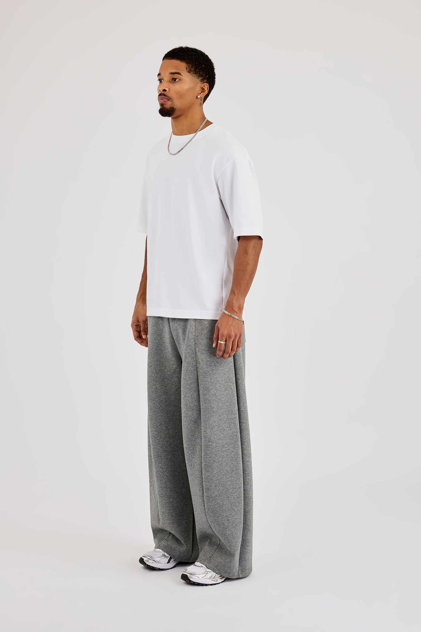 Scuba Barrel Leg Trouser - Dark Grey