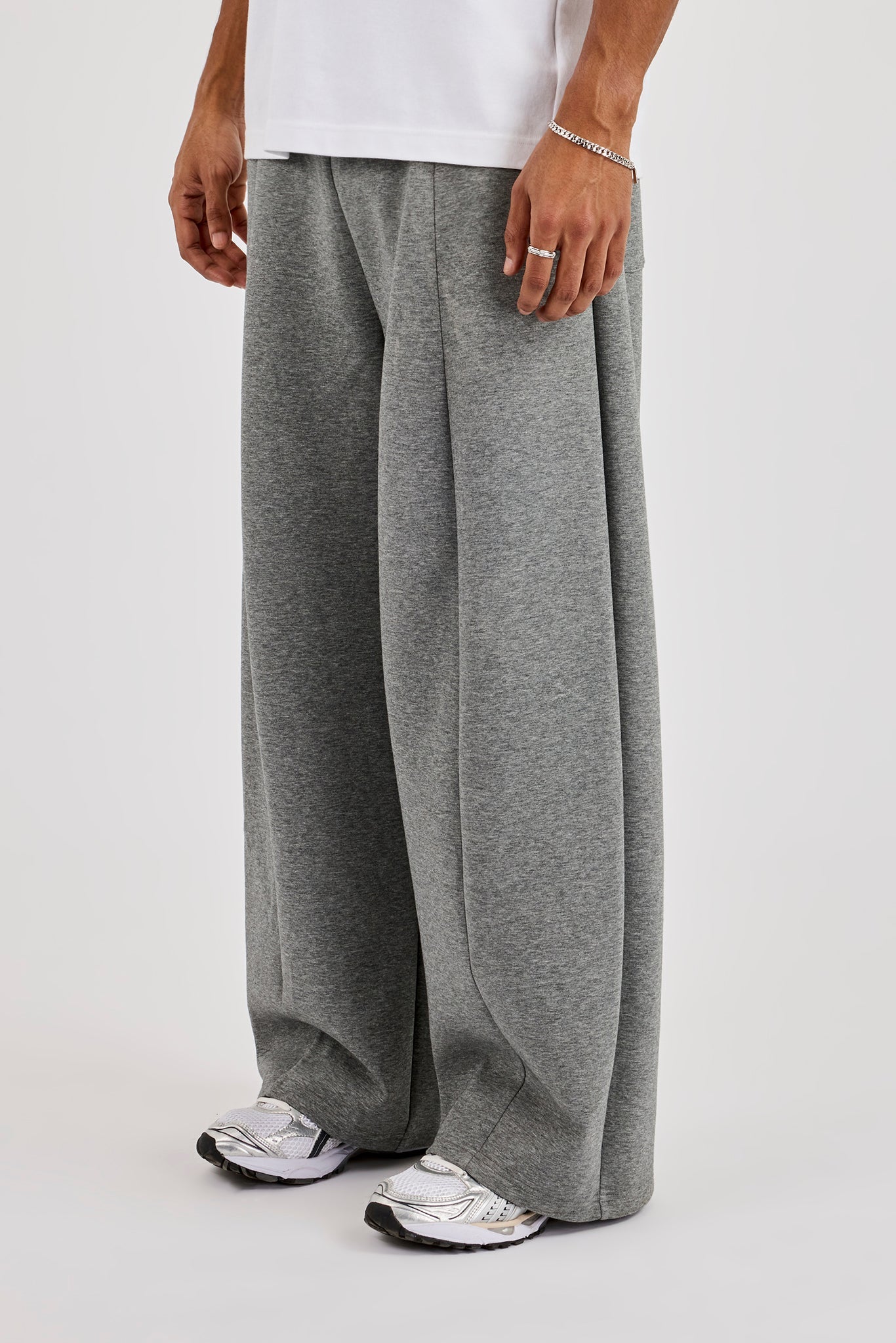 Scuba Barrel Leg Trouser - Dark Grey
