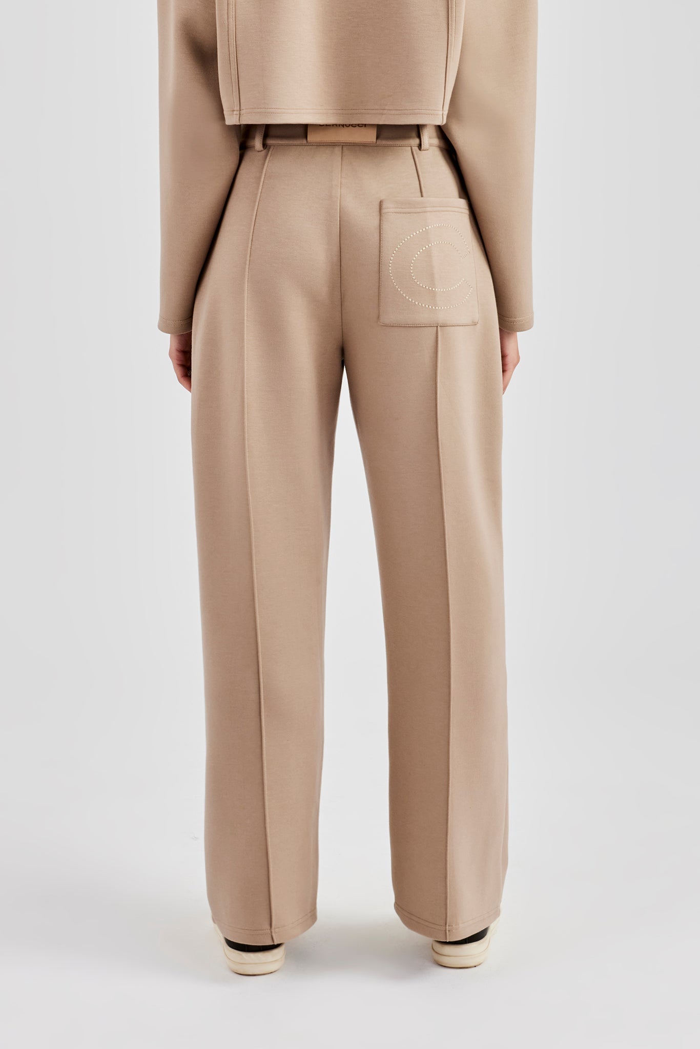 Scuba Tailored Trouser - Taupe