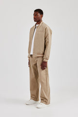 Cord Bomber Jacket & Baggy Fit Trouser - Taupe