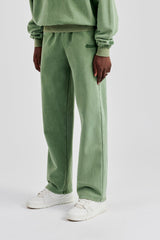 Washed Straight Leg Jogger - Washed Green