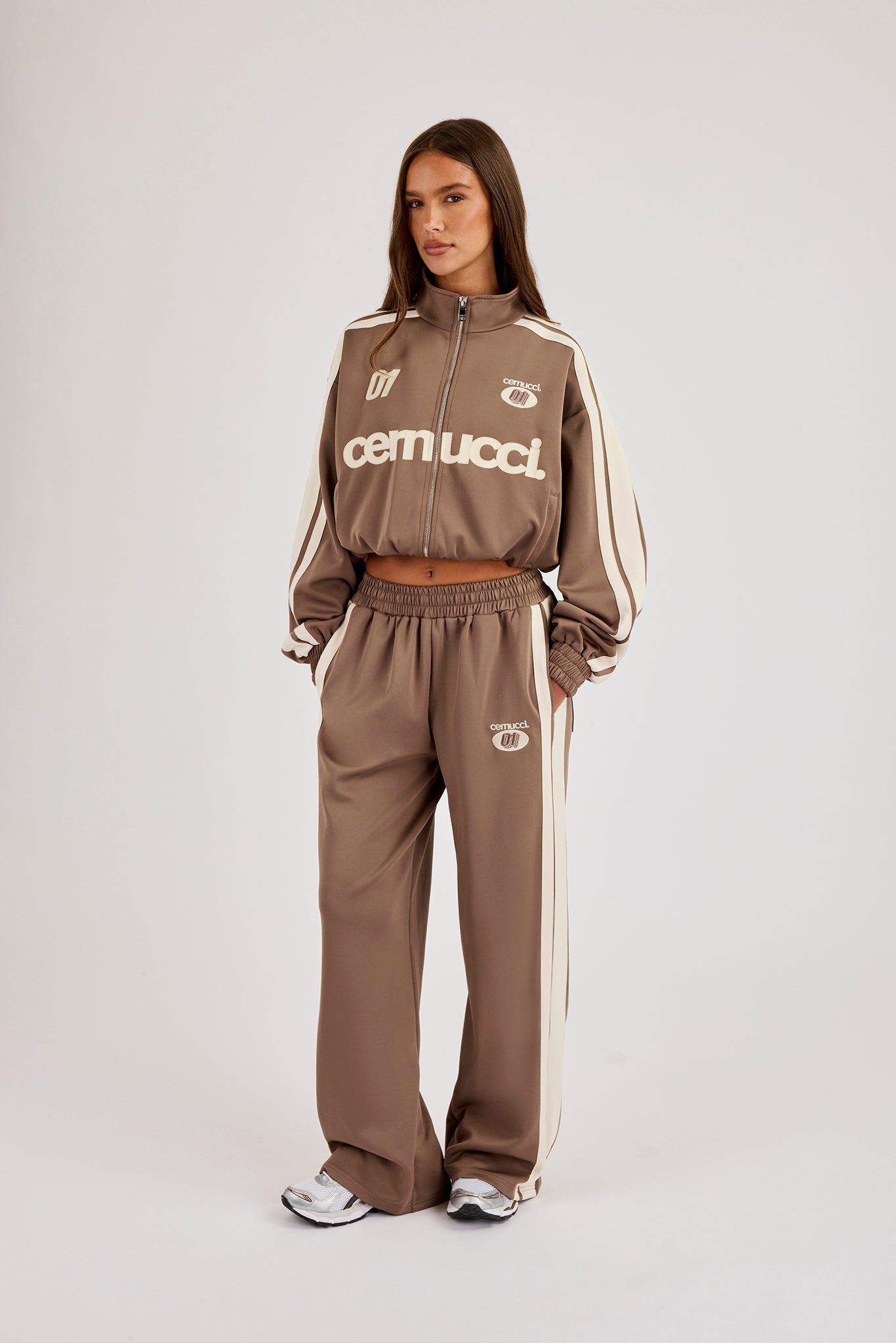 Baggy Taping Jogger - Taupe