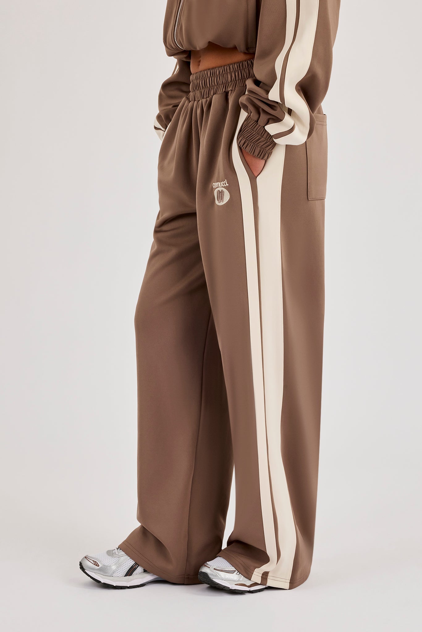 Baggy Taping Jogger - Taupe
