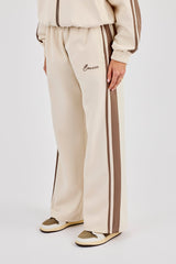 Taping Contrast Waistband Track Pant - Off White