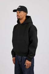 Scuba Boxy Hoodie  - Black