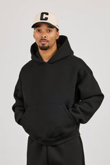 Scuba Boxy Hoodie & Jort - Black
