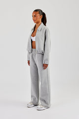 Womens Scuba Harrington Jacket & Jogger - Grey